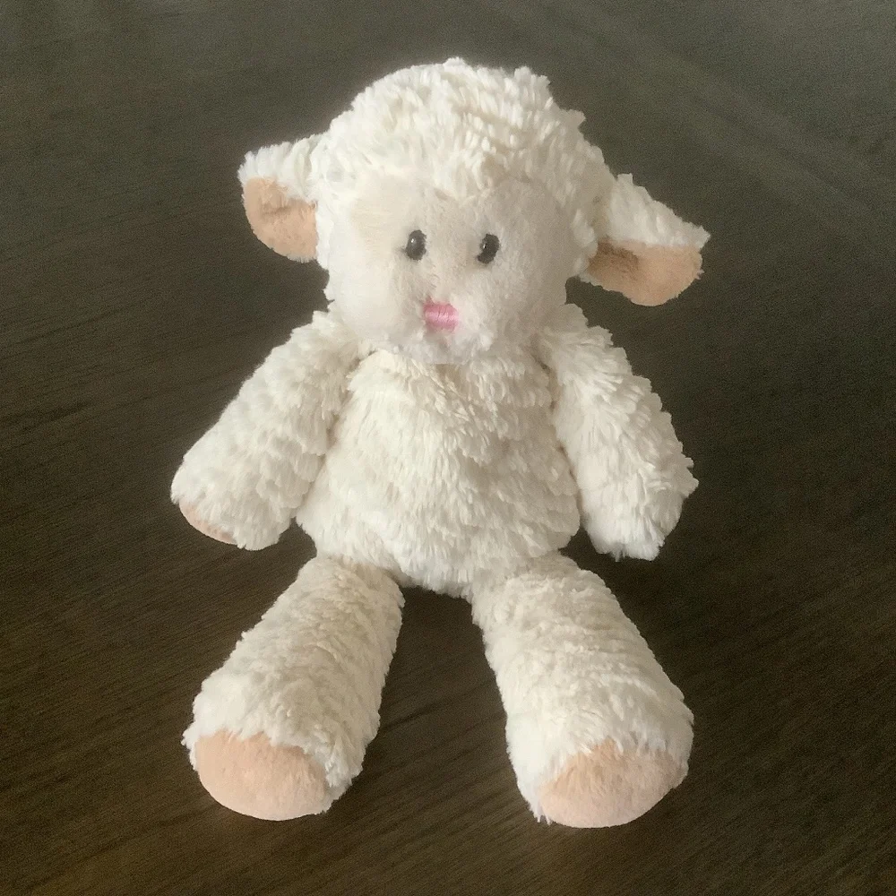 Mary Meyer Plush Marshmallow Zoo Lamb Stuffed Animal Ivory Floppy 14” - Picture 1 of 15